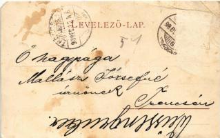 1898 (Vorläufer) Pozsony, Pressburg, Bratislava; nyaraló telep a Kárpátokban Pozsonynál. Schmidt Edg...