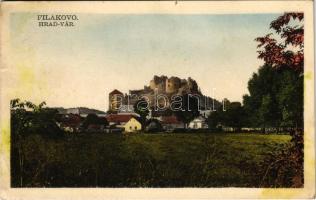 1934 Fülek, Filakovo; Filakovsky hrad / vár. Caha Josef kiadása. Brünner felvétele / castle ruins (kis szakadás / small tear)