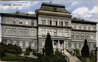 Selmecbánya, Schemnitz, Banská Stiavnica; M. kir. Bányászati és Erdészeti Főiskola. Joerges kiadása / Mining and Forestry Academy (EK)