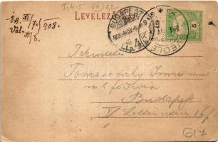 1908 Svedlér, Schwedler, Svedlár (Szepes, Zips); látkép. Szlovik Jenő kiadása / general view (EB)