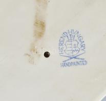 Herendi táncoló juhász, kézzel festett, jelzett, hibátlan, m: 29,5 cm