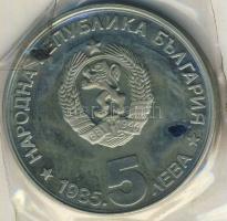 Bulgária 1985. 5L "Turista Mozgalom 90. évfordulója" vákumcsomagolásban T:PP