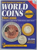 Thomas Michael: 2009 Standard Catalog of World Coins 1901-2000. Krause Publications, 2008. DVD melléklet nélkül, használt, megkímélt állapotban