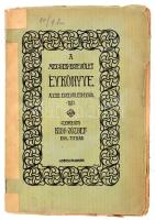 A Mecsek Egyesület évkönyve a XXII. egyesületi évről (1912). Szerk.: Kiss József. Pécs, 1913, Wessely és Horváth-ny., (4)+190+(18) p. Oldalszámozáson kívül fekete-fehér képtáblákkal, korabeli hirdetésekkel. Kiadói papírkötés, viseltes, szétváló állapotban, helyenként sérült lapszélekkel, ázásnyomokkal.