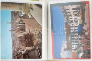 SOPRON - 100 db modern képeslap kis albumban