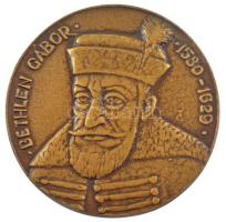 Tőrös Gábor (1934-2021) DN Bethlen Gábor 1580-1629 öntött bronz emlékérem (136mm) T:1 hátoldalán furat