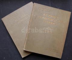 1911 Sobotta J: Az ember anatómiájának atlasza I.-II. kötet, Franklin társulat, Budapest (néhány lap kijár de ép, teljes)