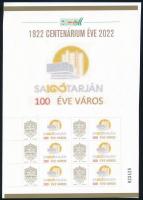 2022 Centenárium éve 1922-2022, Salgótarján 100 éve város személyes bélyeg teljes ív (6 db)