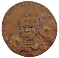 Varga Imre (1923-2019) DN Czóbel Béla 1883-1976 öntött bronz emlékérem (146 mm) T:1- hátoldalán furat