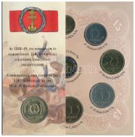 1998. 50f-200Ft (10xklf) forgalmi sor + 1998. 100Ft alpakka "1848-1849. Szabadságharc 150. évfo...