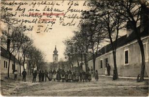 1926 Budapest III. Békásmegyer, Templom utca (ragasztónyom / gluemark)