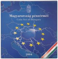 2004. 1Ft-100Ft (8xklf) forgalmi sor szettben, benne 2004. 50Ft "Magyarország az EU tagja" T:BU patina Adamo FO38.1