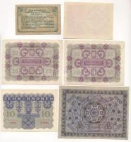 Ausztria 1922. 2K + 10K + 20K (2x) + 1000K + Bécs 1919. 50h szükségpénz T:I--III
Austria 1922. 2 Kr...
