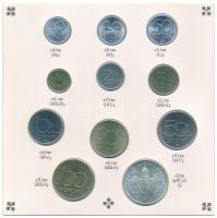 1993. 10f-200Ft (10 xklf) "Magyarország pénzérméi" forgalmi sor dísztokban,+ 1993. 200Ft A...