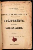 Kucsera Ignácz: Legszükségesebb magyar és tót szavak gyűjteménye, egyszersmind nyelvgyakorló a magya...
