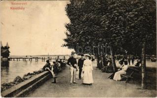 1910 Keszthely, Balaton part, fürdő. Mérei Ignác 658. 1909.