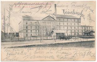 1903 Nagykanizsa, Dampfmühle und Elektricitätswerk Ludwig Franz & Söhne / Franz Lajos és Fiai Gőzmalom és Villamos Üzem (fl)