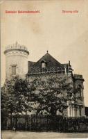 1911 Balatonkenese, Jánossy villa. Rosenthal Dávid kiadása (EK)