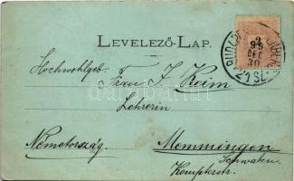 1899 (Vorläufer) Selmecbánya, Schemnitz, Banská Stiavnica; Piargská brána, Novy zámok, Kalvária / He...