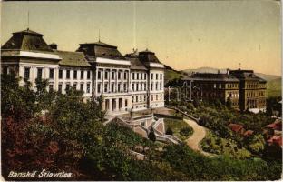 Selmecbánya, Schemnitz, Banská Stiavnica; M. kir. bányászati és erdészeti főiskola. Joerges B. kiadása / mining and forestry academy (EK)