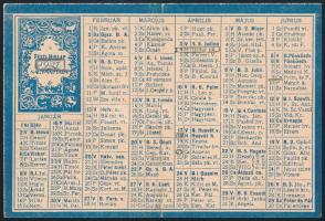 1927 A Pesti Hírlap naptára, hajtott, ceruzás firkákkal