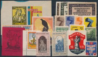 1896-2015 19 db különféle régi magyar levélzáró