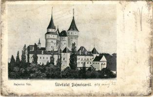 1907 Bajmócfürdő, Bojnické kúpele (Bajmóc, Bojnice); vár / castle (Rb)