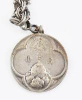 Genius fém tokos zsebóra. Jelzett szerkezettel. Működő, jó állapotban, fém szíjjal. d: 55 mm