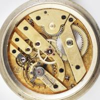 Genius fém tokos zsebóra. Jelzett szerkezettel. Működő, jó állapotban, fém szíjjal. d: 55 mm