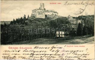 1901 Ólubló, Ó-Lubló, Stará Lubovna; Lublói vár. Szeifferth Endre kiadása / Lubovniansky hrad / castle