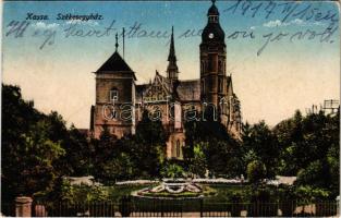 1917 Kassa, Kosice; Dóm, székesegyház / cathedral (kis szakadás / small tear)