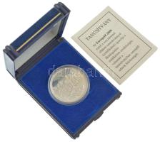 Csóka Zsuzsanna (1962-) 1996. "Millecentenárium Honfoglalás 896-1996" Ag emlékérem dísztok...