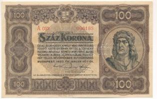 1920. 100K Orell Füssli Zürich nyomdahely jelöléssel T:III szép papír Adamo K29