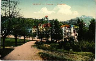 1910 Brassó, Kronstadt, Brasov; Postarét / Postwiese / Livadia postei (EK)