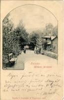 1902 Málnásfürdő, Malnas Bai; Hideg Herkules fürdő. Bogdán K. fényképész / spa (EK)