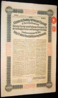 1913. "Temes és Somogy Vármegyei Egyesült Helyi Érdekű Vasutak" 400K és 4000K elsőbbségi k...