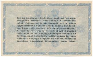 1946. 10.000.000AP T:III szép papír Adamo P54