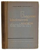 Ja. M. Perelman - B. A. Brodszkij: Gyógyszerkészítmények analízise. Bp., 1955, Művelt Nép. Kiadói félvászon-kötés, kopott borítóval, néhány koszos, foltos lappal. Megjelent 1100 példányban.