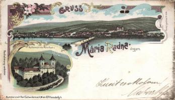 Máriaradna view litho