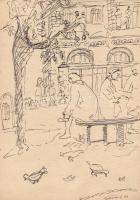 Endrő Margit (1899-1986) keramikus, szobrász teljes rajz hagyatéka. Összesen 1000 db rajz dossziékba...