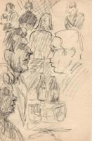 Endrő Margit (1899-1986) keramikus, szobrász teljes rajz hagyatéka. Összesen 1000 db rajz dossziékba...