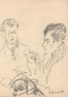 Endrő Margit (1899-1986) keramikus, szobrász teljes rajz hagyatéka. Összesen 1000 db rajz dossziékba...