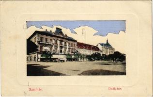 1915 Szatmárnémeti, Satu Mare; Deák tér, Adriai Biztosító Társulat főügynöksége / square, insurance company (EK)