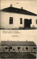 Bégaszentmihály, Románszentmihály, Sanmihaiu Roman; posta és községháza / Gemeindehaus und Postamt / town hall and post office (Rb)