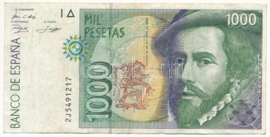 Spanyolország 1992 (1996). 1000P T:III0 Spain 1992 (1996). 1000 Pesetas C:F Krause P#163