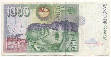 Spanyolország 1992 (1996). 1000P T:III0 Spain 1992 (1996). 1000 Pesetas C:F Krause P#163