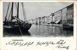 1900 Mali Losinj, Lussinpiccolo; Riva / port (EK)