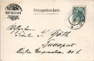 1900 Mali Losinj, Lussinpiccolo; Riva / port (EK)