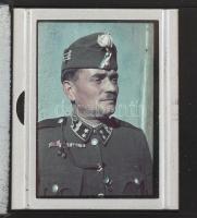 1940 Dózsa őrmester, színes diapozitív, 3,5×2,5 cm