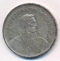 Svájc 1953B 5Fr Ag T:2 
Switzerland 1953B 5 Francs Ag C:XF 
Krause KM#40